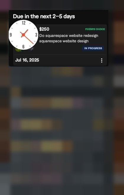 Squarespace order