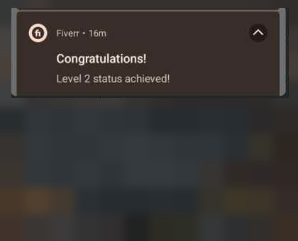 Level achieved