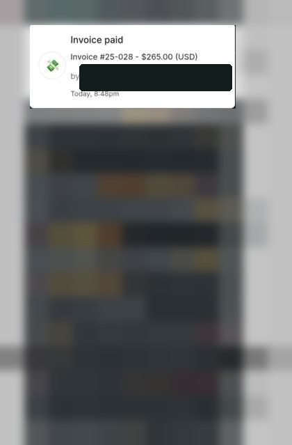 Paid invoice
